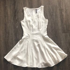 H&M White Skater Dress